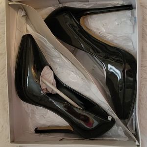 Jessica Simpson Black Platform High Heels Size 7.5